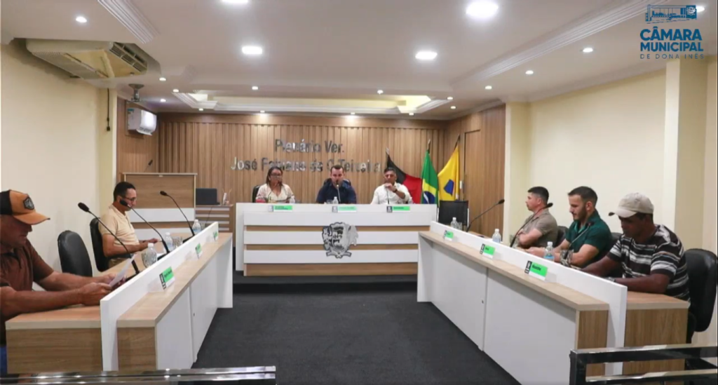 1ª Sessão Ordinária da Câmara de Dona Inês marca início dos trabalhos legislativos de 2026